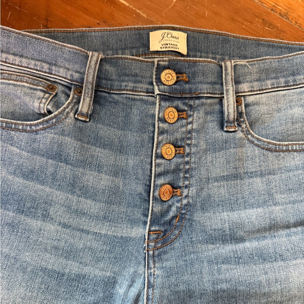J. Crew High Rise Light Blue Jeans - Picture 4 of 8